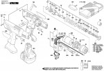 Bosch 0 602 492 442 EXACT 412 Cordless Screw Driver Spare Parts